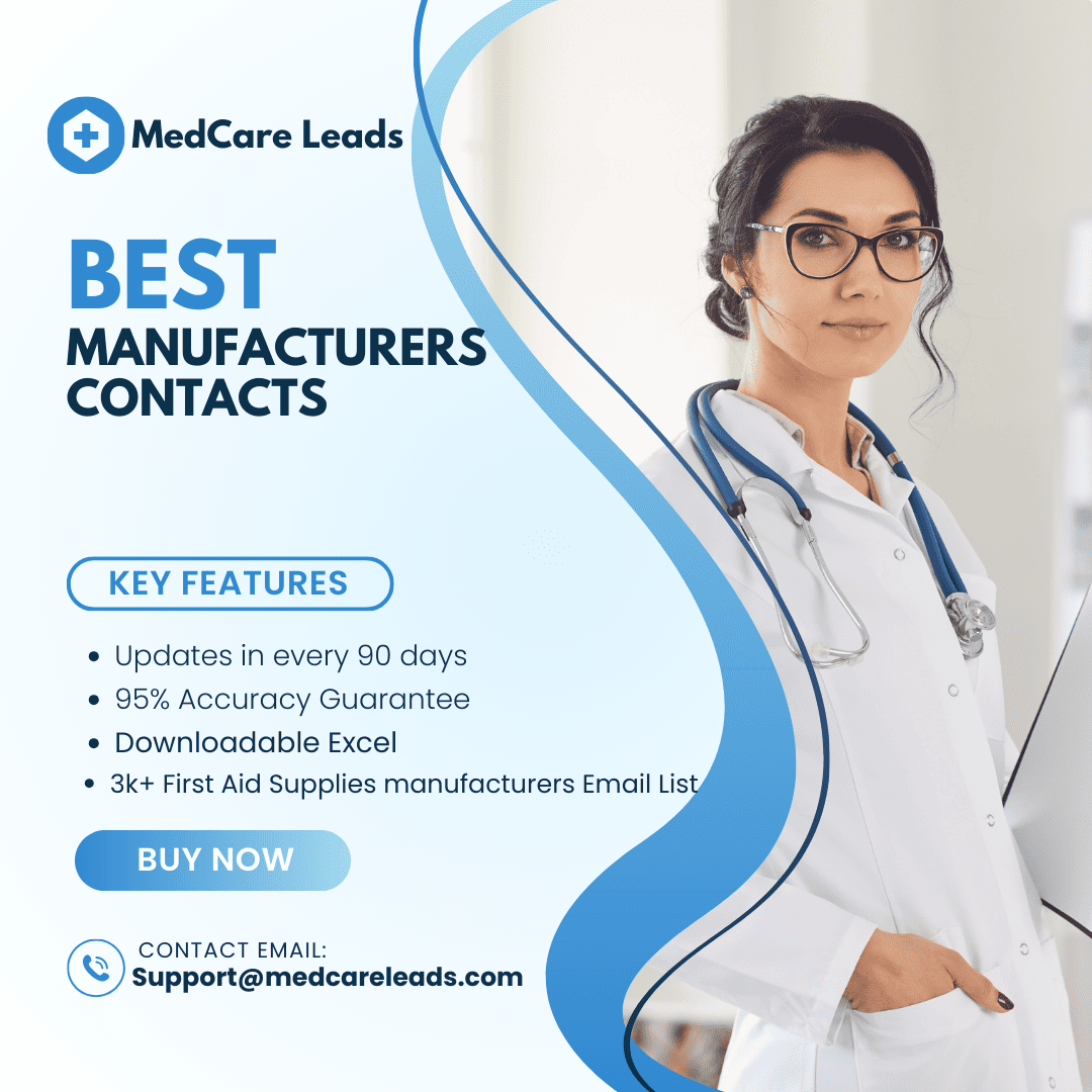 First Aid Supplies manufacturers Email List