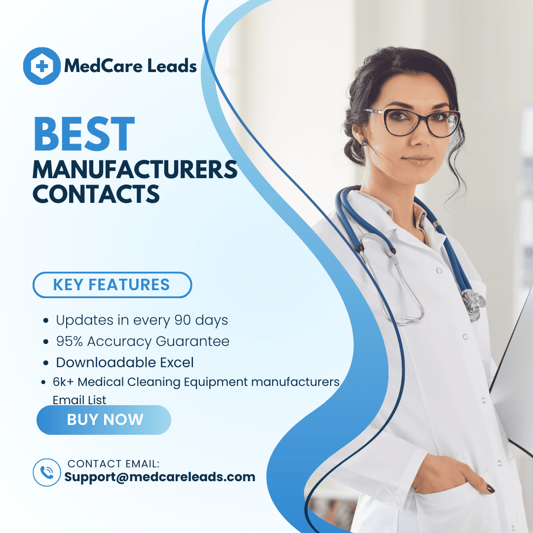 Medical Cleaning Equipment manufacturers Email List