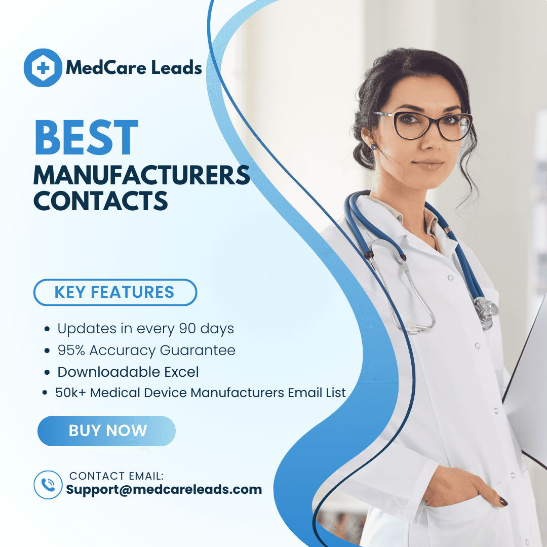 Medical Device Manufacturers Email List