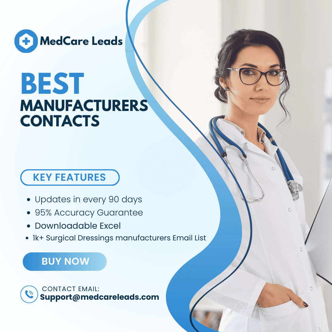 Surgical Dressings manufacturers Email List
