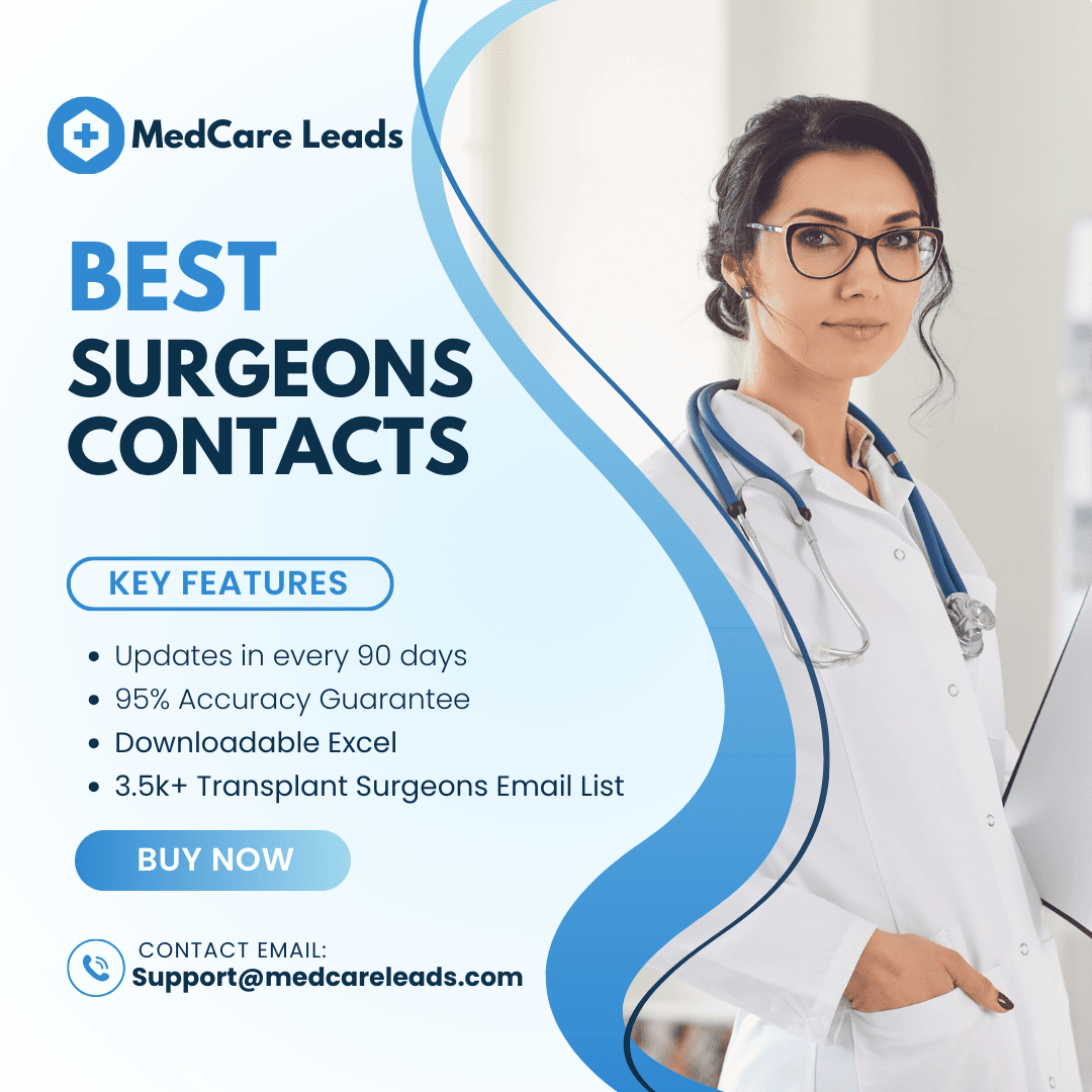 Transplant Surgeons Email List